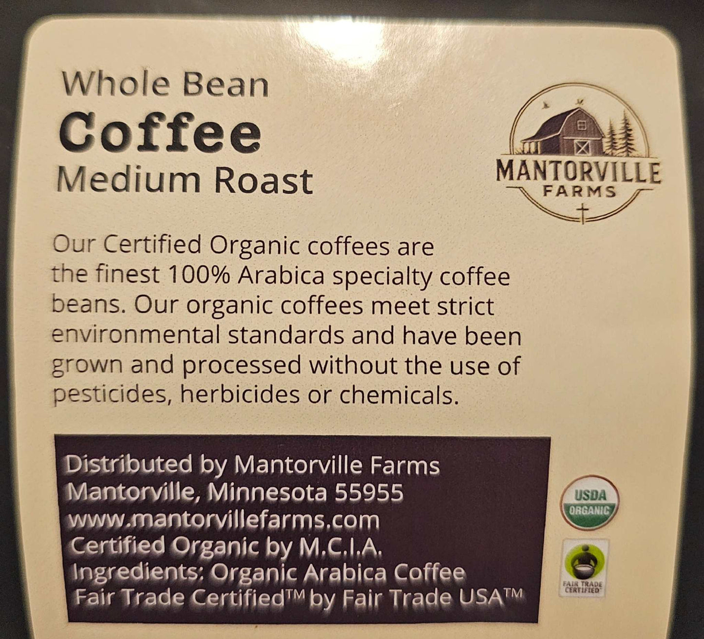 Minnesota Nice Medium Roast Coffee Organic, Fair Trade Kosher Certfied